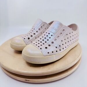Native Jefferson Shoes Pink Girls Size c 12 c12 Slip On Water Casual